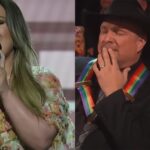garth brooks nearly started crying watching kelly clarksons powerful rendition of the dance