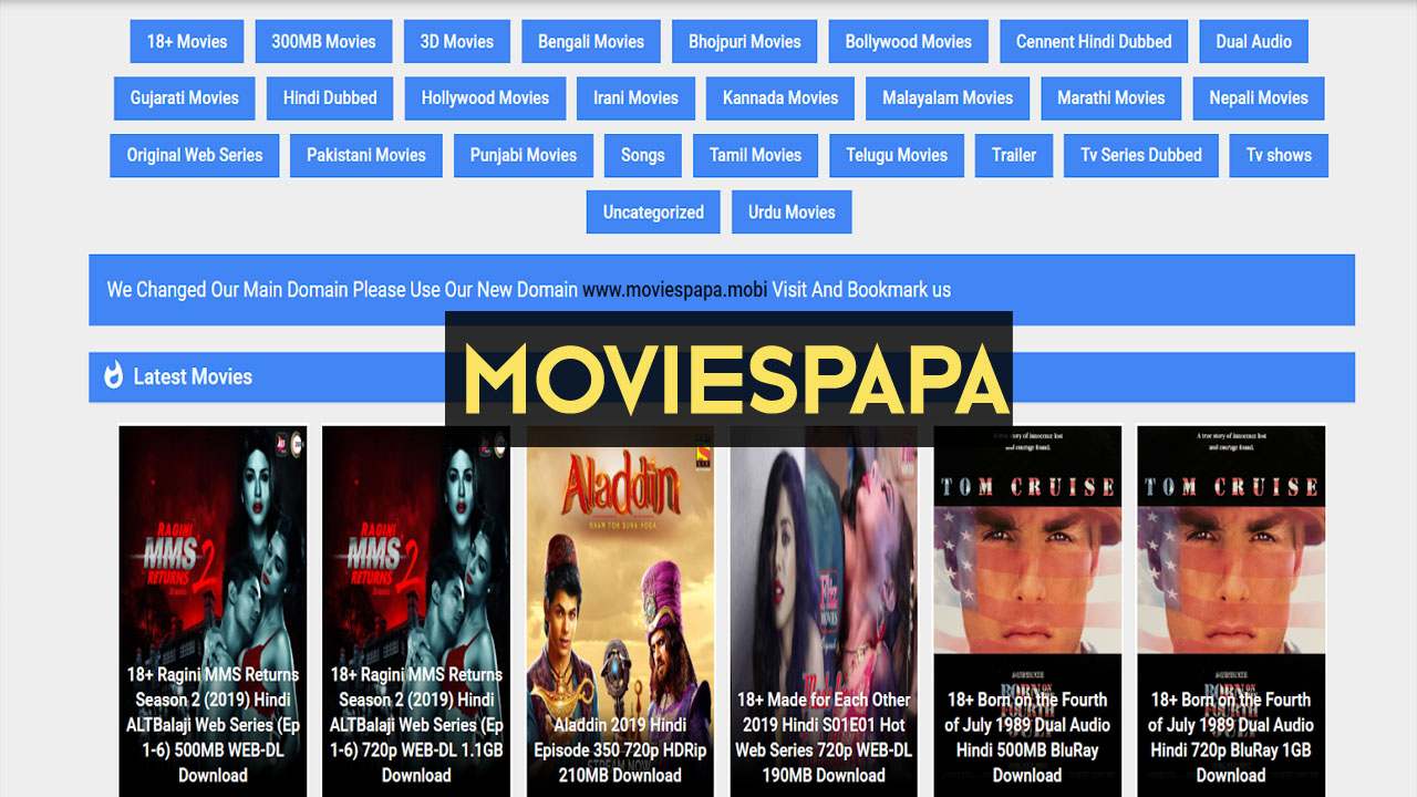 moviespapa website 2021 watch free bollywood hollywood movies